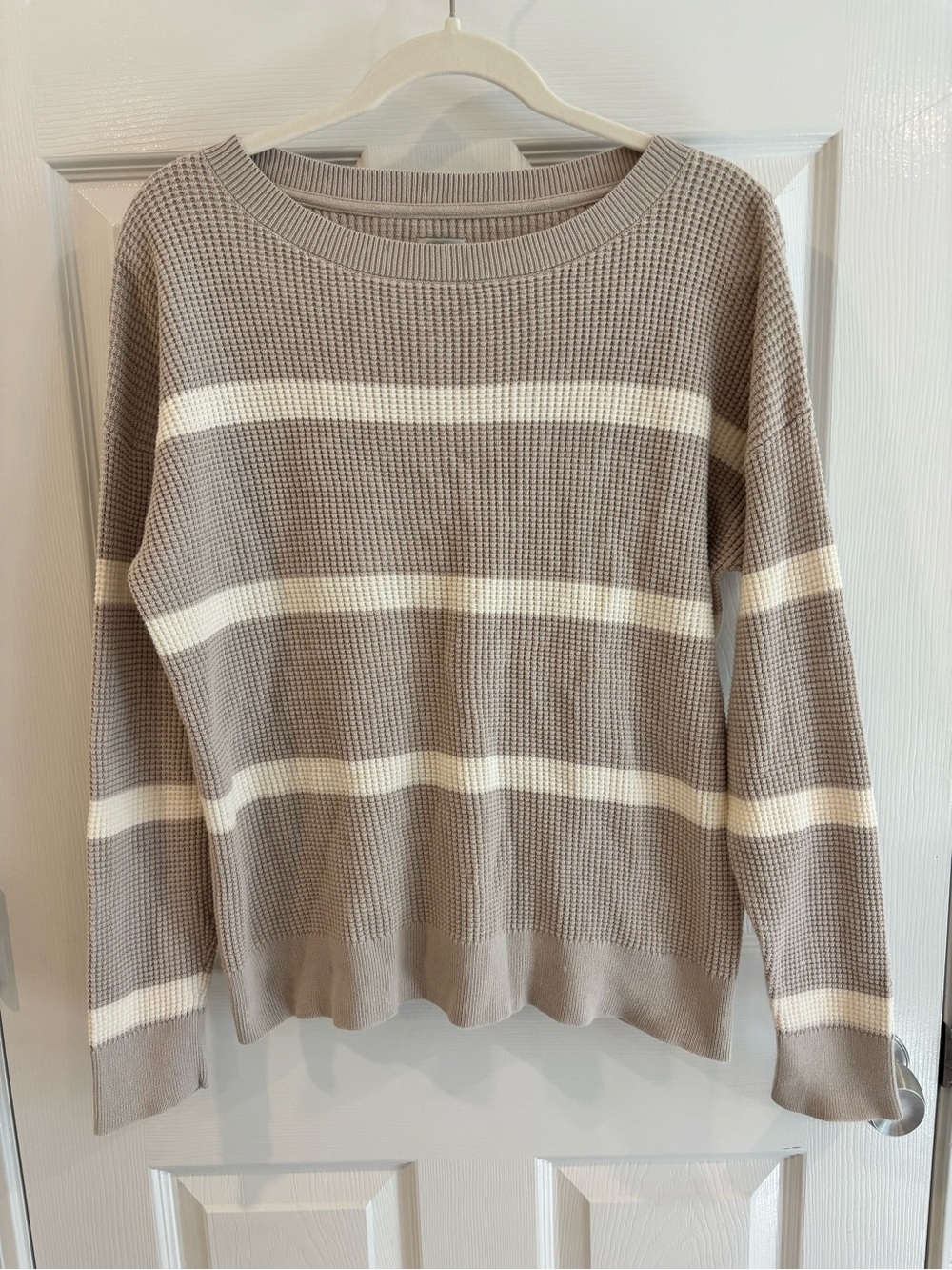 LL Bean Striped Sweater L